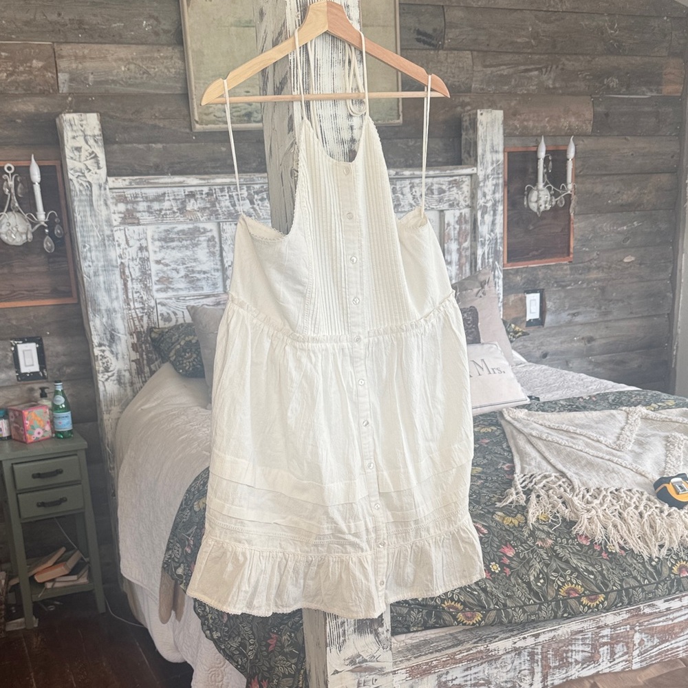 Free People White Mini Dress